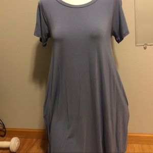 Mts blue T-shirt dress